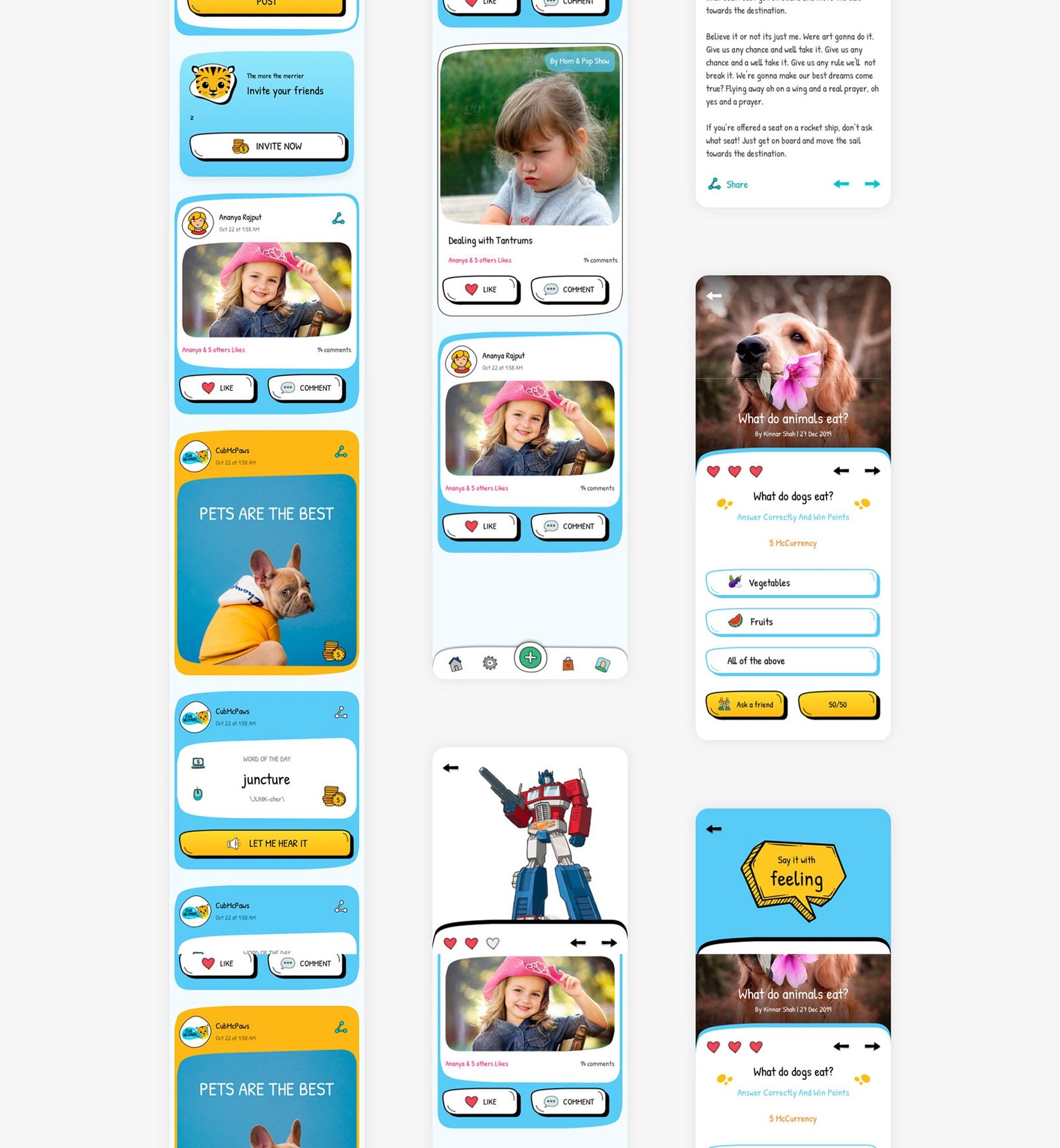 Cub McPaws app UX